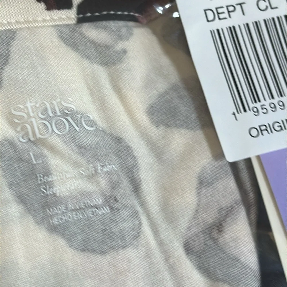 NWT Stars Above Leopard Print Pajama Set - Picture 8 of 8